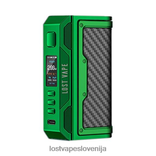 Lost Vape Review Slovenija 4XFR6184 | Lost Vape Thelema quest 200w mod zelena/ogljikova vlakna