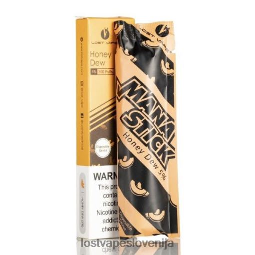 Lost Vape Flavors 4XFR6520 | Lost Vape Mana palica za enkratno uporabo | 300 vpihov | 1,2 ml medena rosa 5%