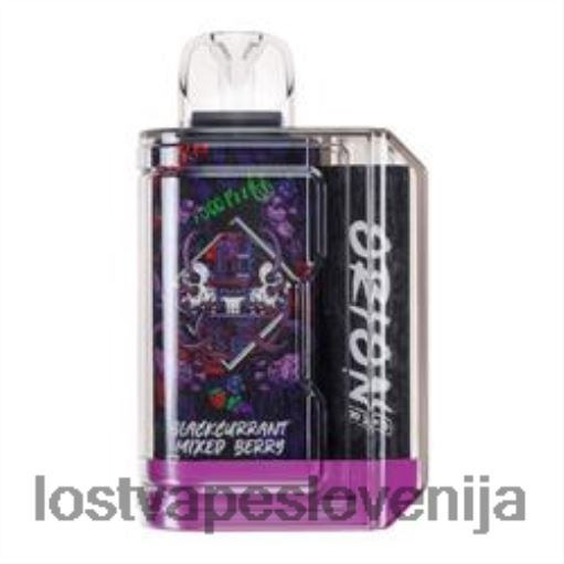 Lost Vape Price 4XFR669 | Lost Vape Orion ploščica za enkratno uporabo | 7500 vdihov | 18 ml | 50 mg blackcurrent mešano jagodičje